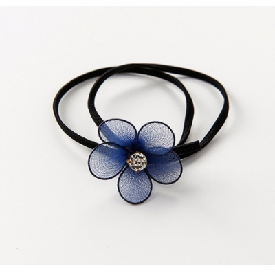 Factory price beautiful flower and lace material hair bands for women